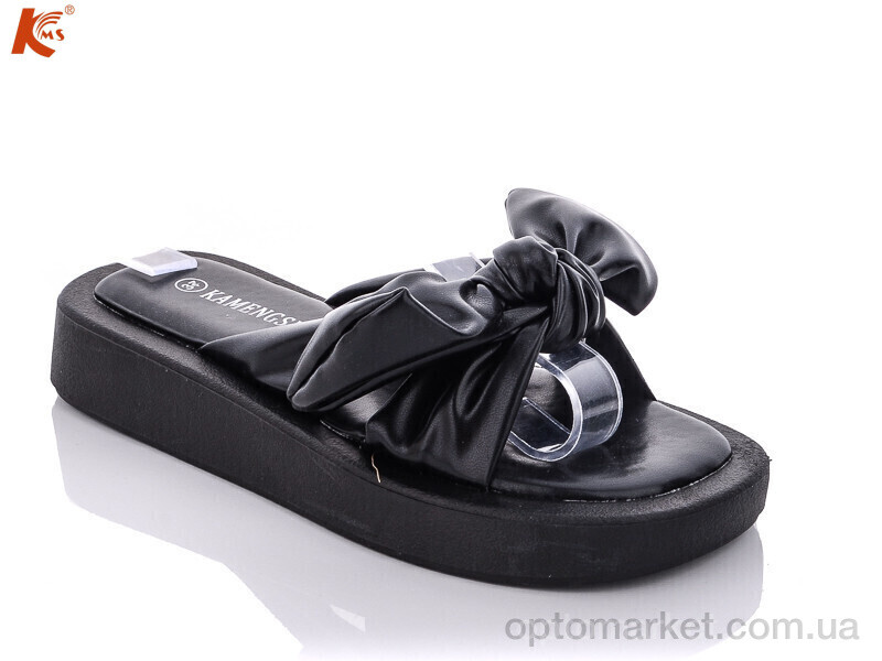 Купить Шльопанці жіночі S208 Kamengsi чорний, фото 1