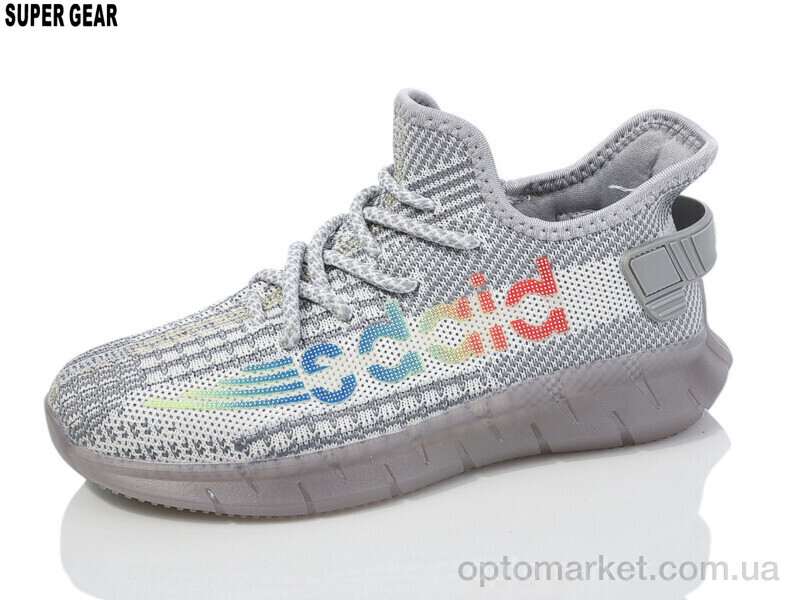 Купить Кросівки дитячі S2108-3 grey Super Gear сірий, фото 1