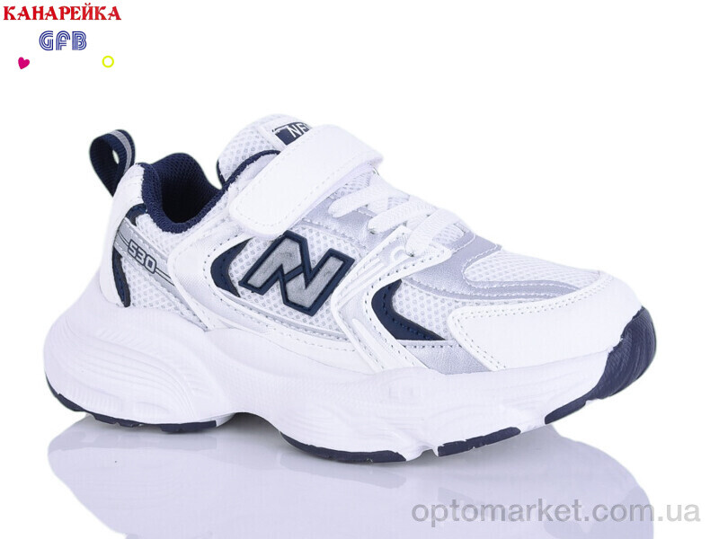 Купить Кросівки дитячі S220-2 GFB-Канарейка білий, фото 1