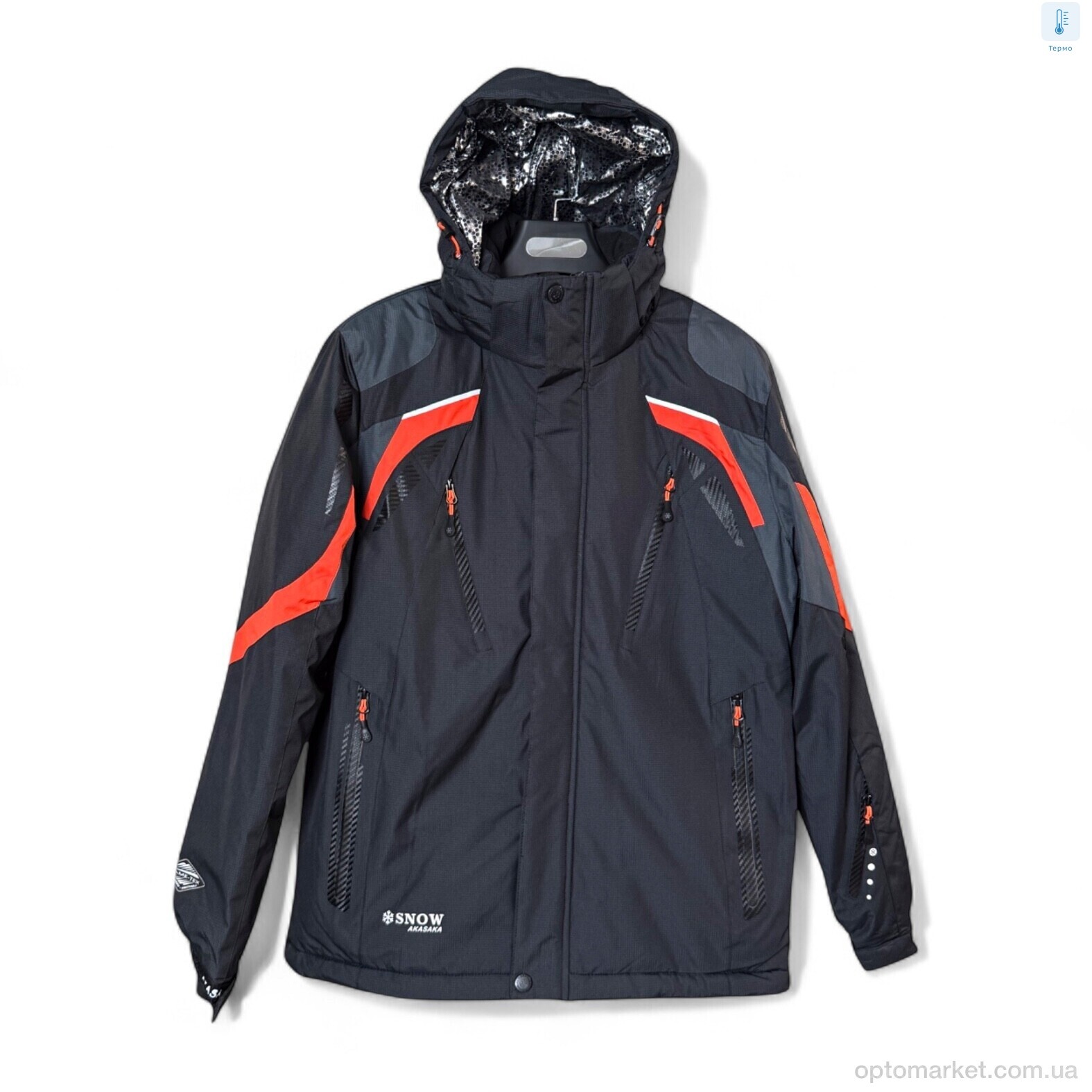 Купить Куртка чоловічі S22091-6 black SNOW AKASAKA чорний, фото 1