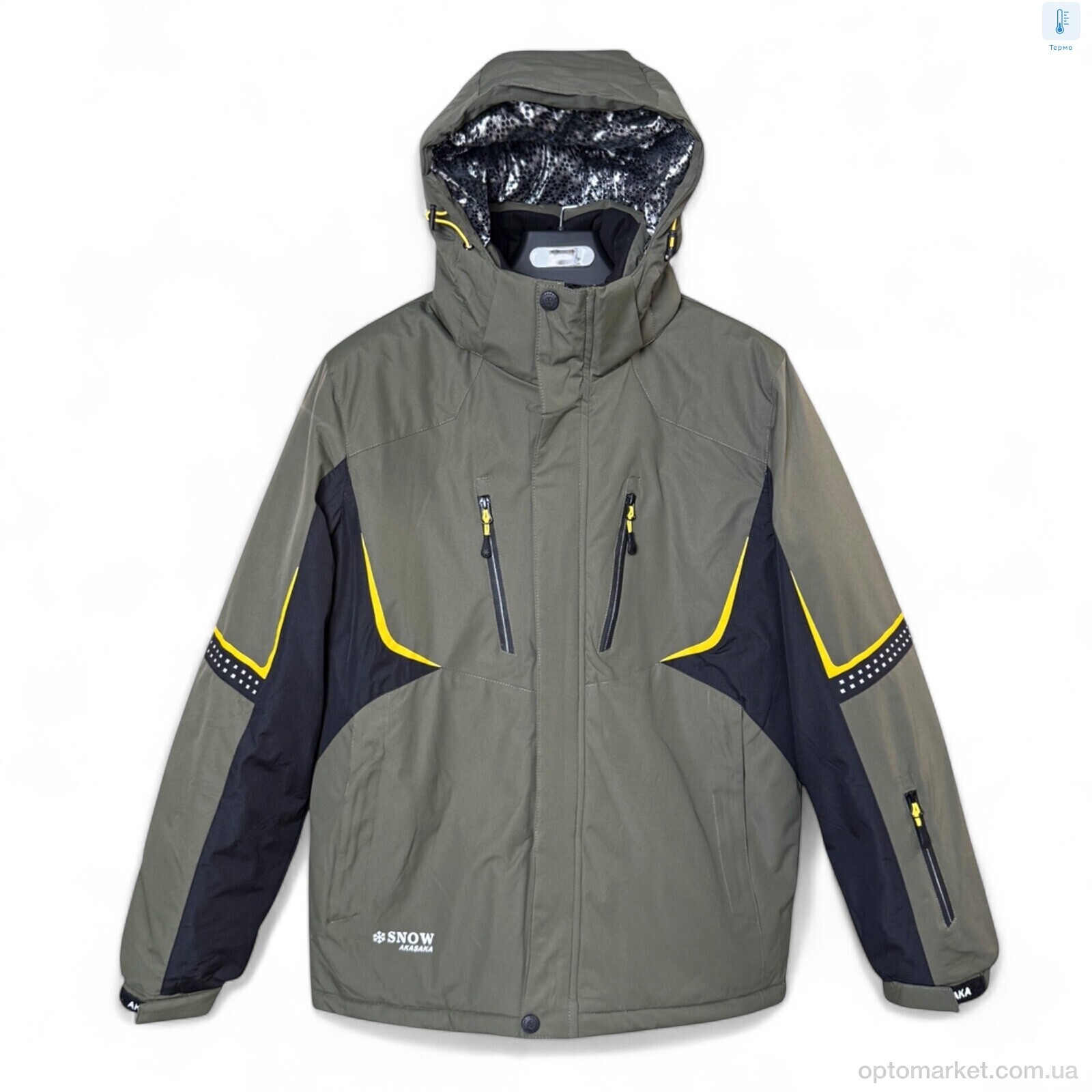 Купить Куртка чоловічі S22098-10 khaki SNOW AKASAKA хакі, фото 1