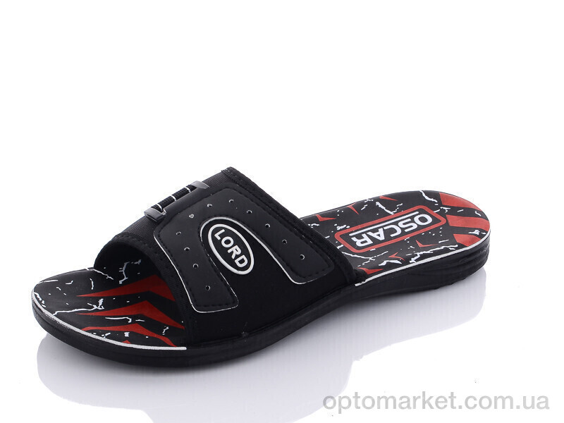 Купить Шльопанці чоловічі S23 black Oscar чорний, фото 1