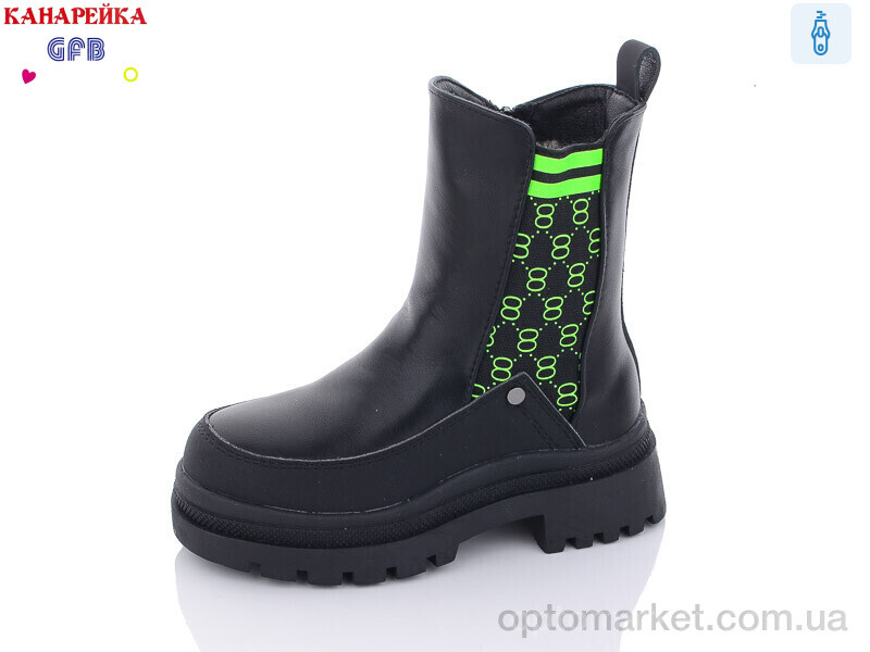 Купить Черевики дитячі S2355-2 GFB-Канарейка чорний, фото 1