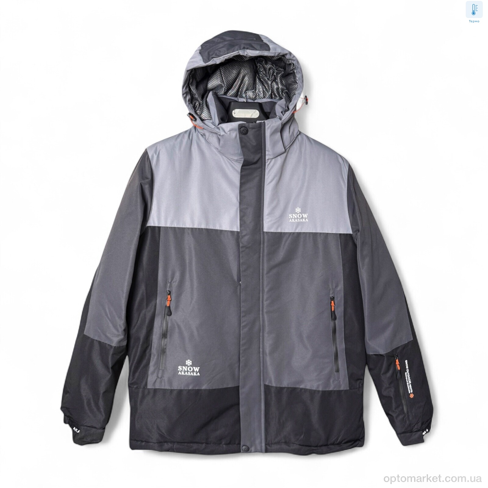 Купить Куртка чоловічі S24059-8 grey SNOW AKASAKA сірий, фото 1