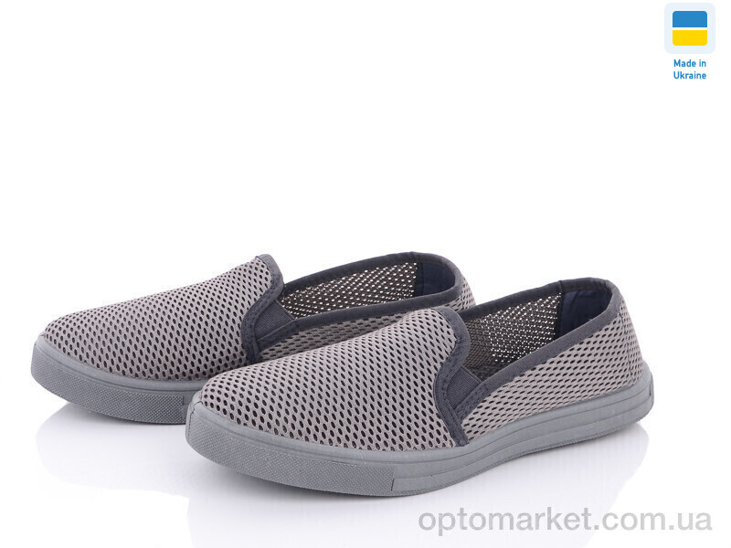Купить Сліпони чоловічі С3 сіра сітка Vladimir сірий, фото 1
