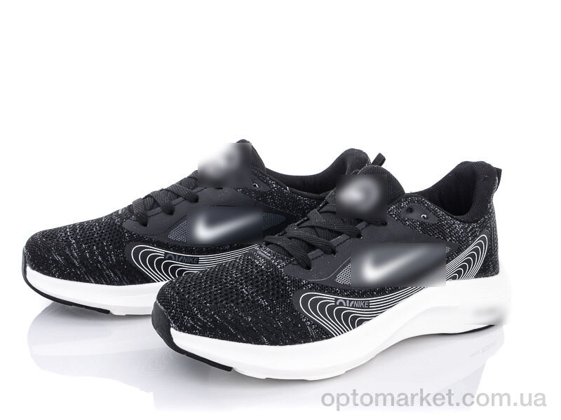 Купить Кросівки чоловічі S3(S158) black-white Wonex чорний, фото 1