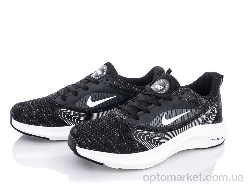 Купить Кросівки чоловічі S3(S158) black-white Wonex чорний, фото 2