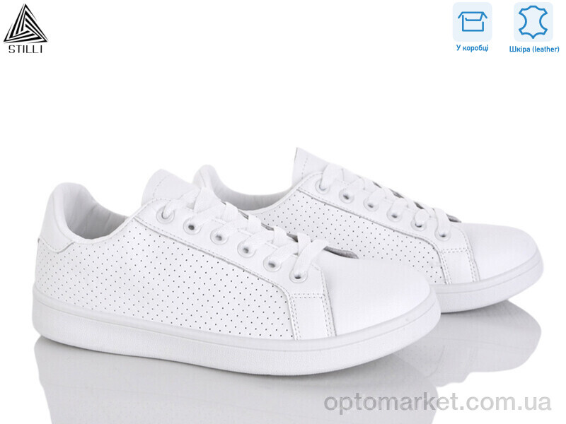 Купить Кросівки жіночі S40-2 шкіра Stilli білий, фото 1