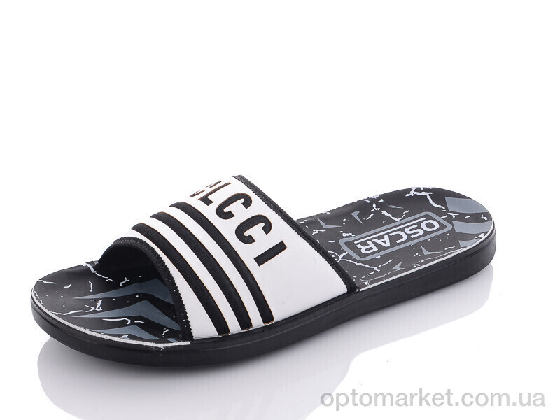 Купить Шльопанці чоловічі S40 white Oscar білий, фото 1