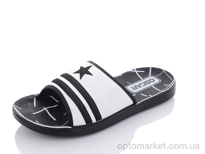 Купить Шльопанці чоловічі S43 white Oscar білий, фото 1