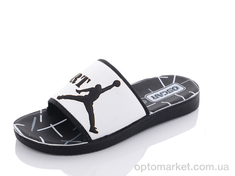 Купить Шльопанці чоловічі S44 white Oscar білий, фото 2