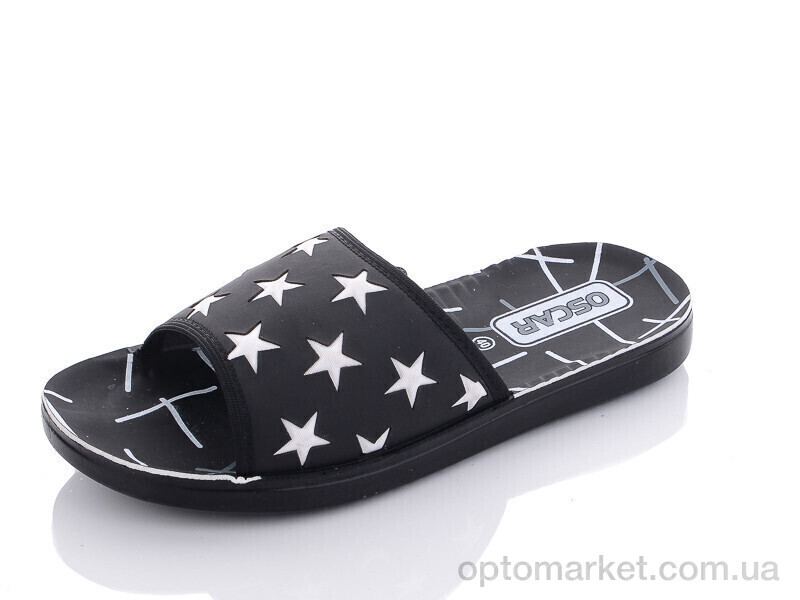 Купить Шльопанці чоловічі S46 black Oscar чорний, фото 1