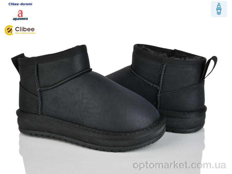 Купить Уги дитячі S5517 black Apawwa чорний, фото 1