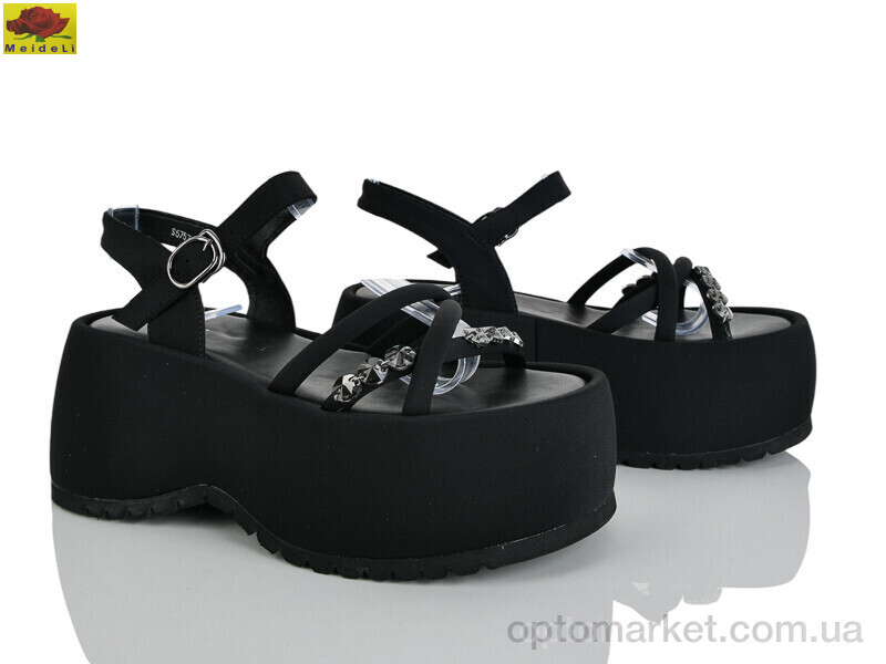 Купить Босоніжки жіночі S5757-20 Mei De Li чорний, фото 1