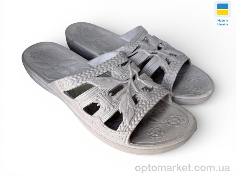 Купить Шльопанці жіночі С60 т.бежевий Krok бежевий, фото 1