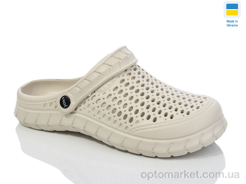 Купить Крокси жіночі С62М бежевий Krok бежевий, фото 1