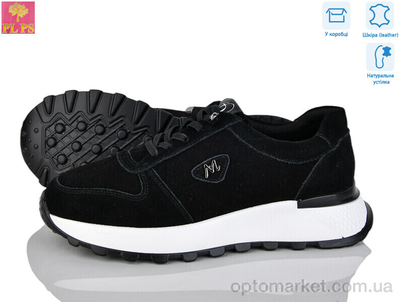 Купить Кросівки жіночі S630-2 PLPS чорний, фото 1