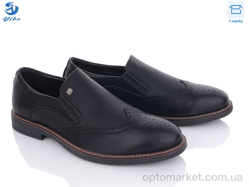 Купить Туфлі чоловічі S6350 YIBO чорний, фото 1