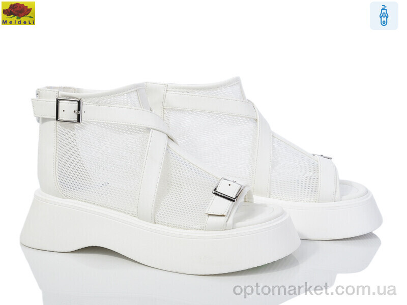 Купить Босоніжки жіночі S6657-2-old Mei De Li білий, фото 1