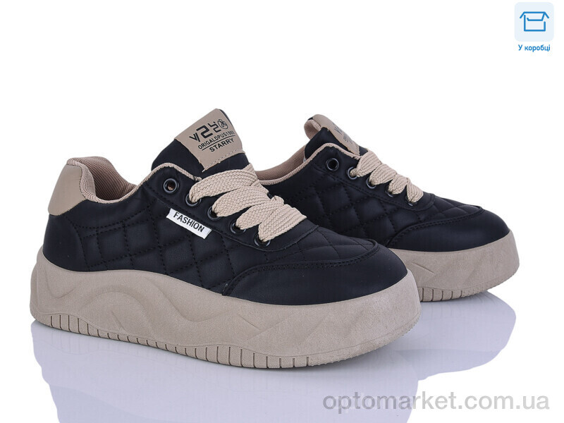 Купить Кросівки жіночі S6855-1 піна Lilin чорний, фото 1