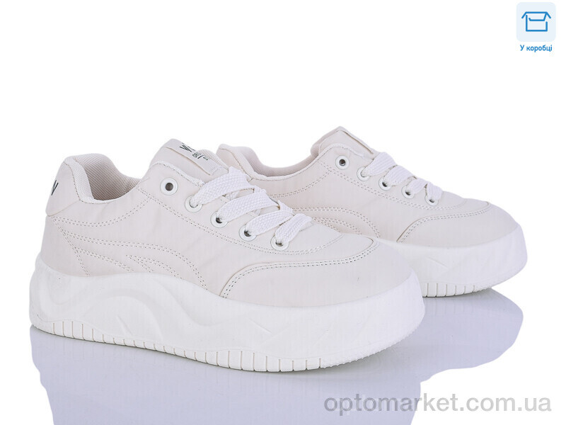 Купить Кросівки жіночі S6856-7 піна Lilin бежевий, фото 1