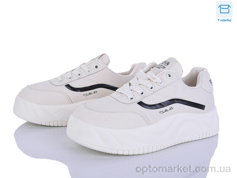 Купить Кросівки жіночі S6859-7 піна Lilin бежевий, фото 1