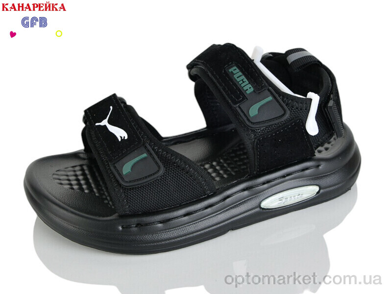 Купить Сандалі дитячі S76-1 GFB-Канарейка чорний, фото 1
