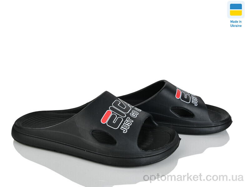 Купить Шльопанці чоловічі С79 чорний Krok чорний, фото 1