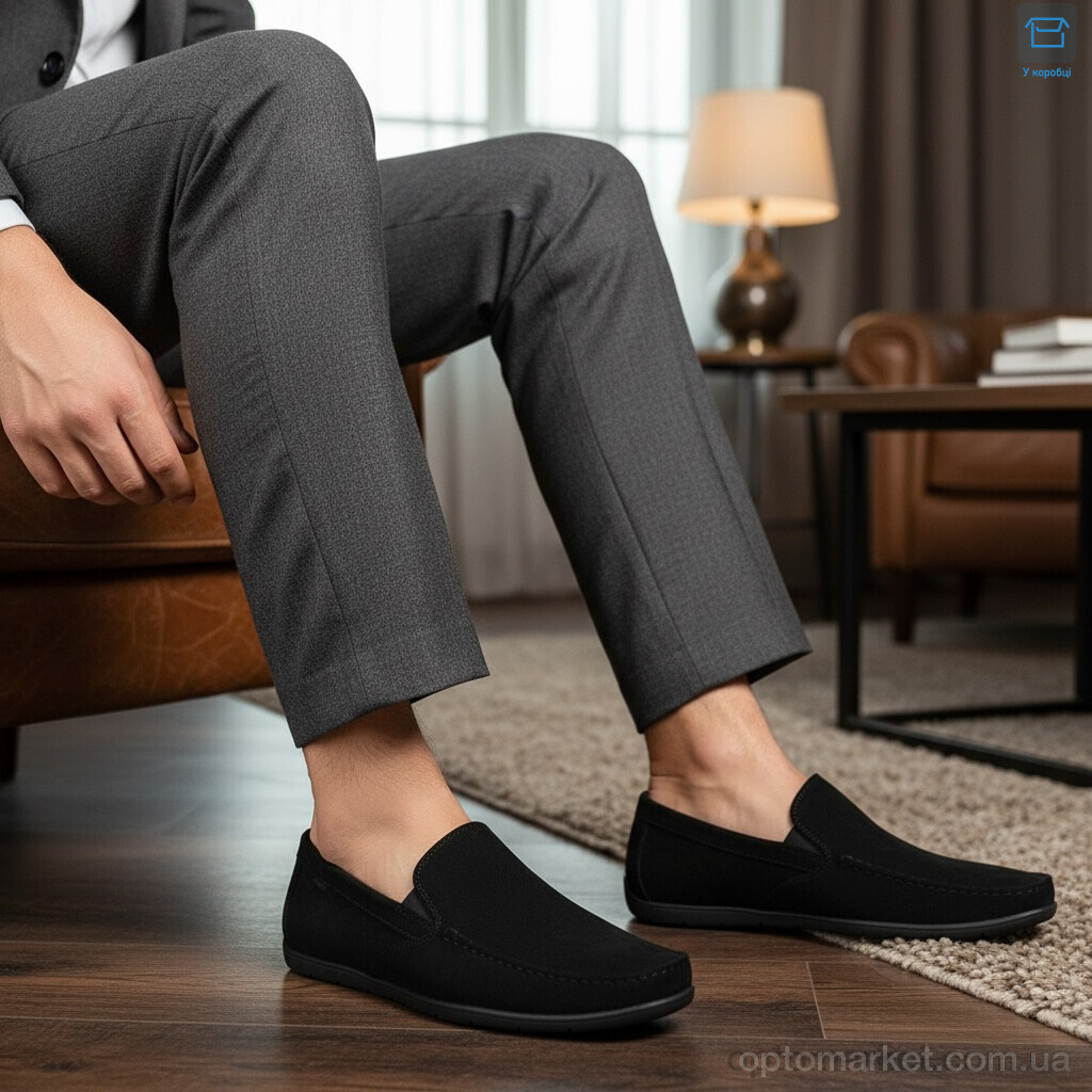 Купить Туфлі чоловічі S8025-4F Kulada чорний, фото 3