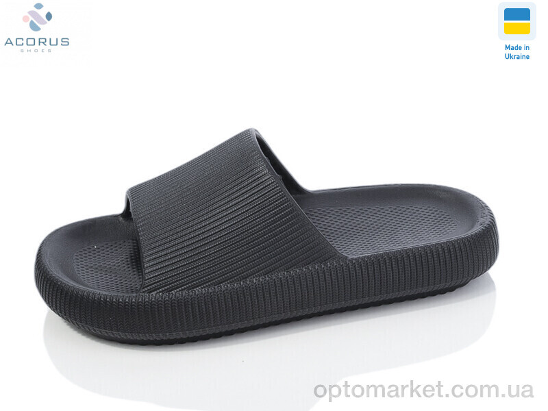 Купить Шльопанці жіночі С88 чорний Krok чорний, фото 1