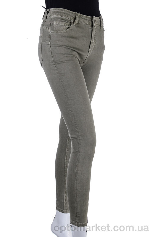 Купить Джинси жіночі S9042-11 army-green Saint Wish хакі, фото 1