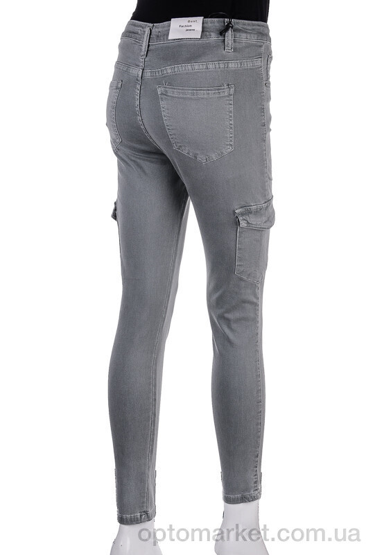 Купить Джинси жіночі S9078-4 l.grey Saint Wish сірий, фото 2