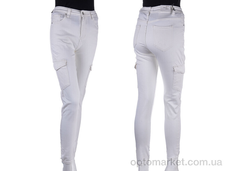 Купить Джинси жіночі S9079-2 white Saint Wish білий, фото 3