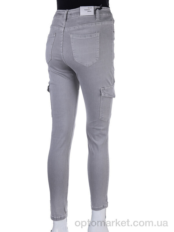 Купить Джинси жіночі S9079-8 grey Saint Wish сірий, фото 2