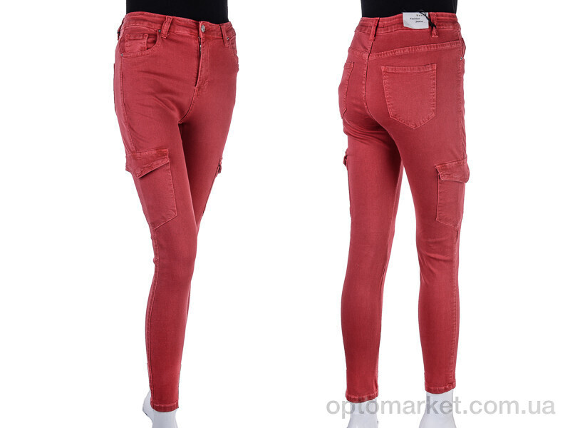 Купить Джинси жіночі S9079-9 red Saint Wish червоний, фото 3