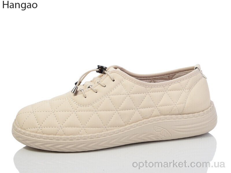 Купить Туфлі жіночі S92203-6 батал Hangao бежевий, фото 1