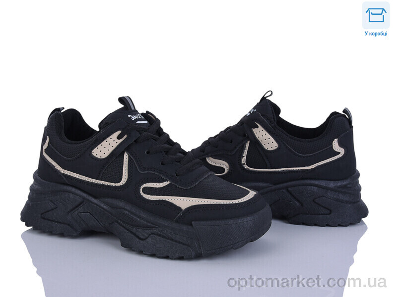 Купить Кросівки жіночі S9852-17 Lilin чорний, фото 1