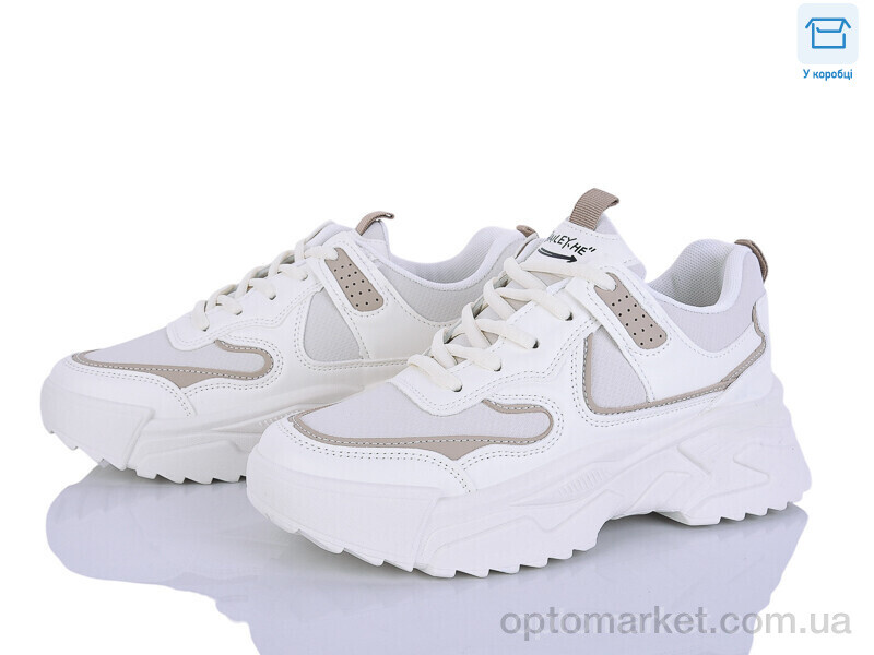 Купить Кросівки жіночі S9852-7 Lilin бежевий, фото 1