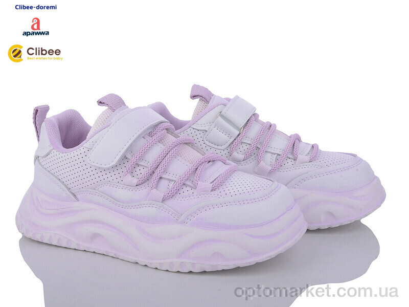 Купить Кросівки дитячі S9993 pink Apawwa фіолетовий, фото 1