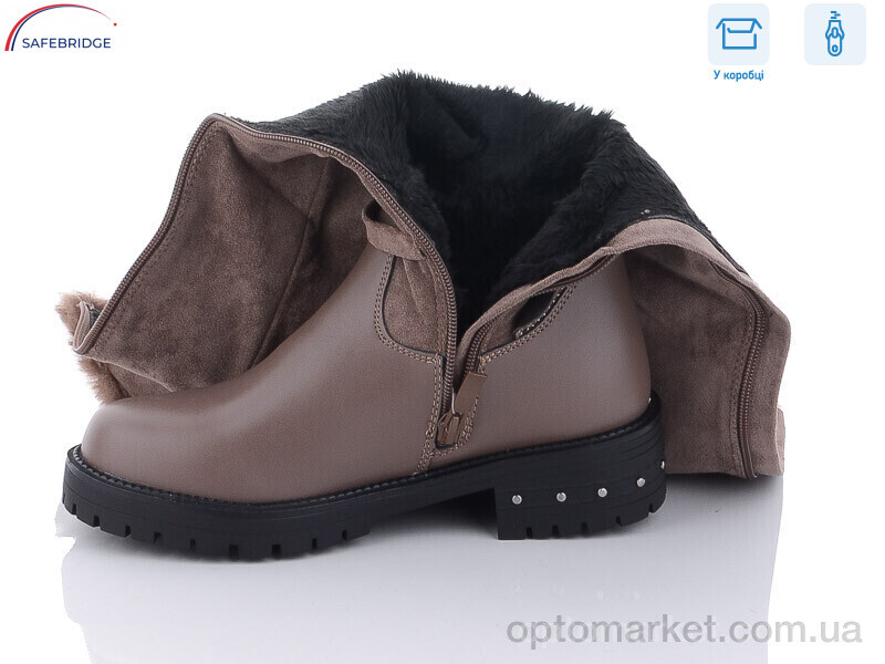 Купить Чоботи жіночі SA01-40 brown Lilin shoes коричневий, фото 2