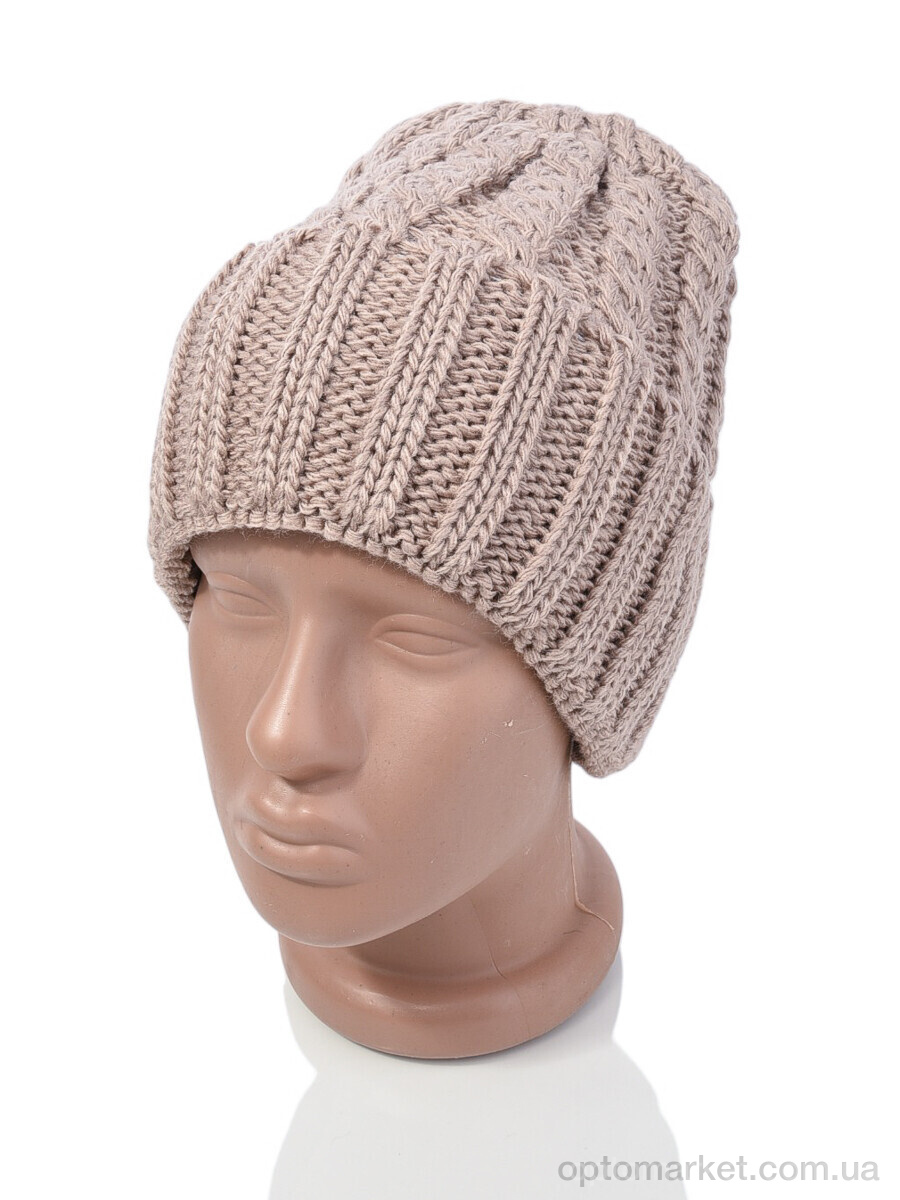 Купить Шапка жіночі SA1318-5 d.beige Red Hat бежевий, фото 1