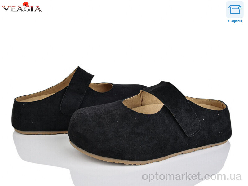 Купить Сабо жіночі Сабо T10-1 Veagia чорний, фото 1