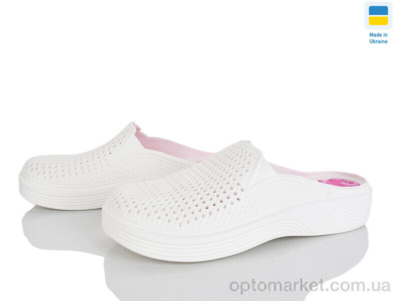Купить Крокси жіночі Сабо жіночі білий Progress білий, фото 1