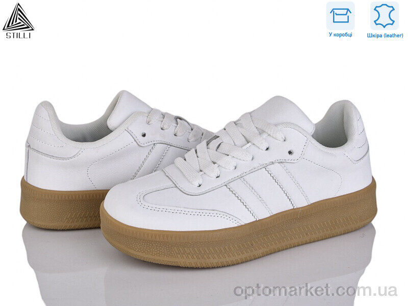 Купить Кросівки жіночі SD10-11 шкіра Stilli білий, фото 1
