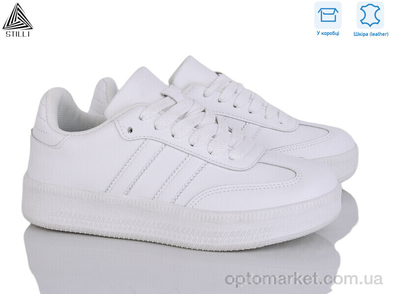 Купить Кросівки жіночі SD50-6 шкіра Stilli білий, фото 1