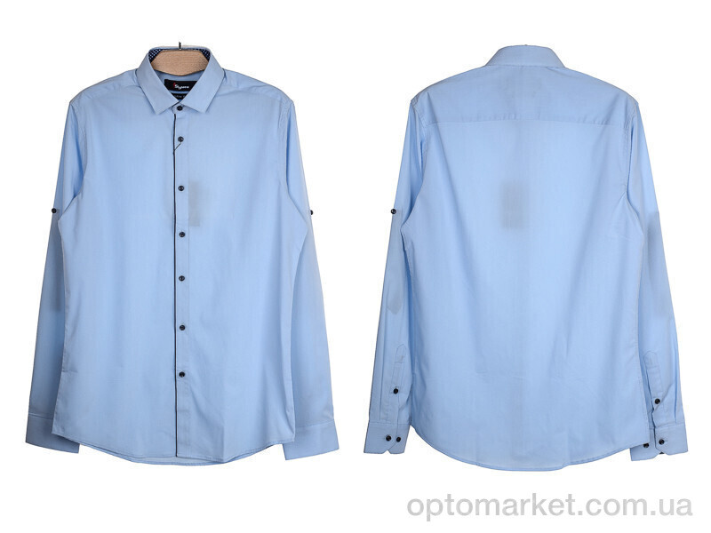 Купить Сорочка чоловічі SDK7366 l.blue SigMen блакитний, фото 3