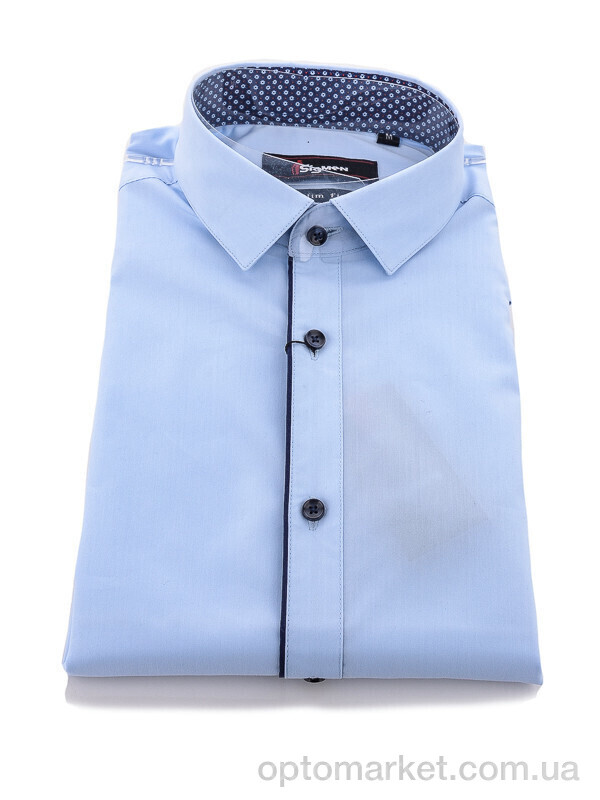 Купить Сорочка чоловічі SDK7366 l.blue SigMen блакитний, фото 4