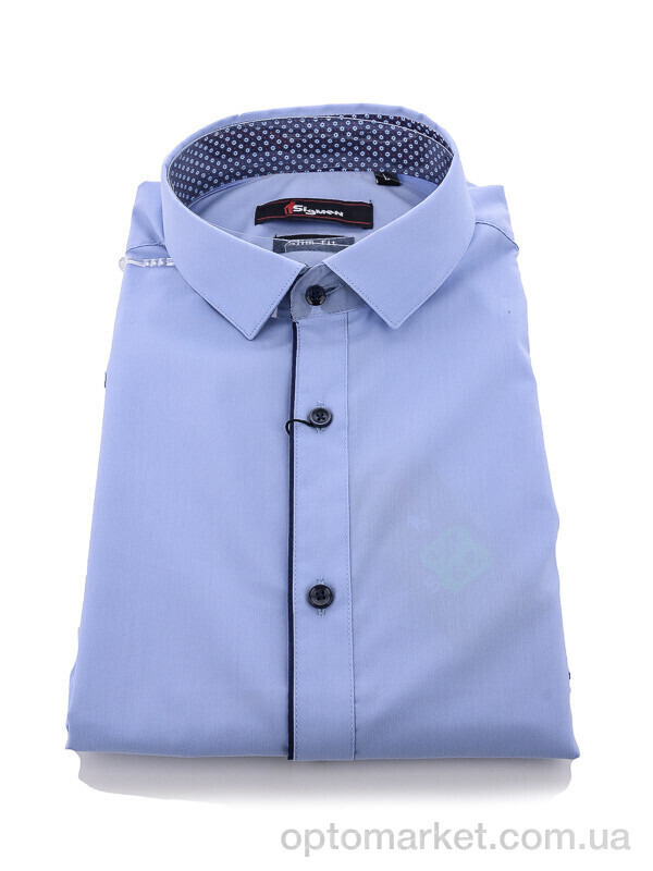 Купить Сорочка чоловічі SDK7367 l.blue SigMen блакитний, фото 4