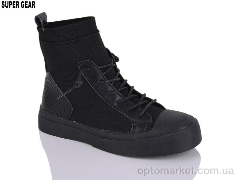 Купить Черевики дитячі SG03 black Super Gear чорний, фото 1