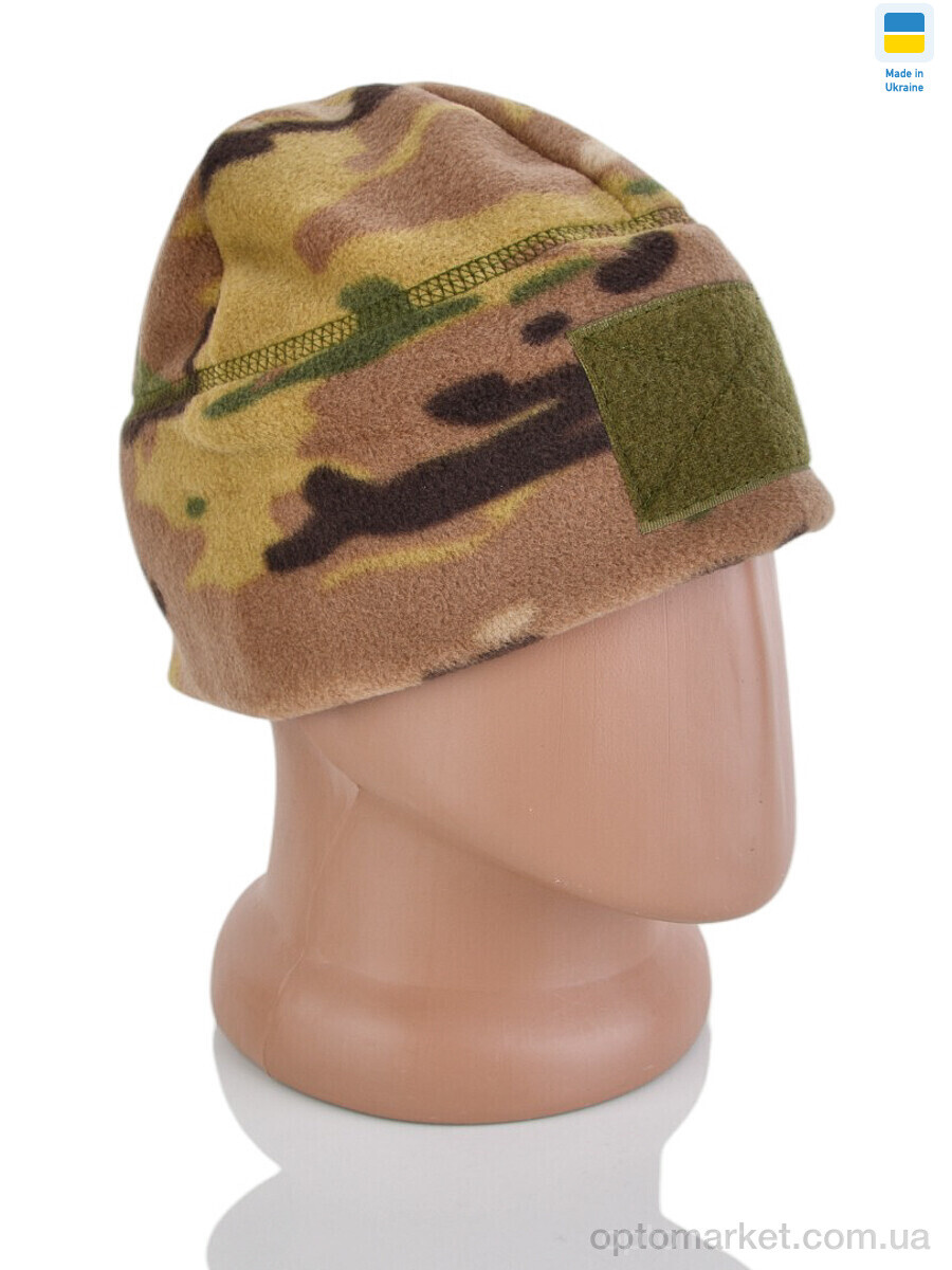 Купить Шапка чоловічі Шапка фліс з липучкою коричневий (56р) STARK коричневий, фото 1